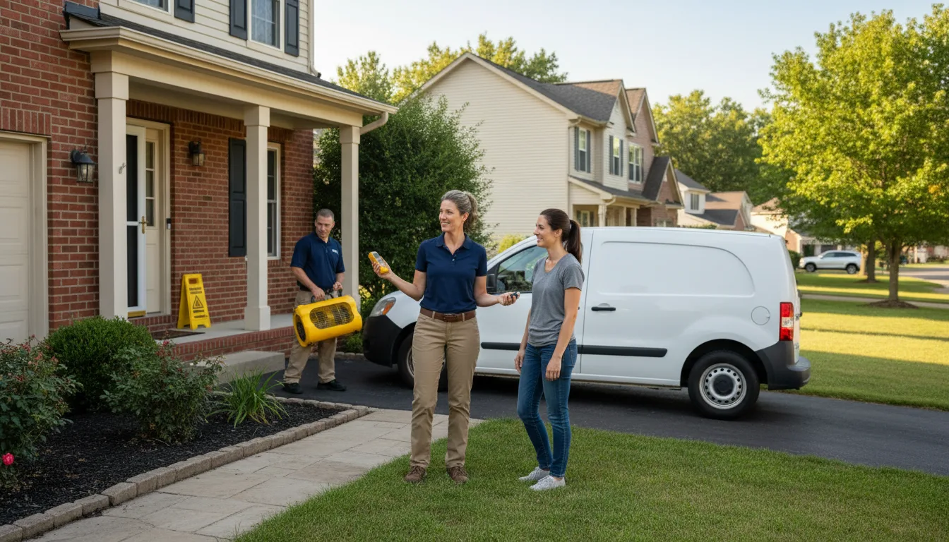 Water restoration image for Dehumidification And Cleanup Services in New Hampton, IA